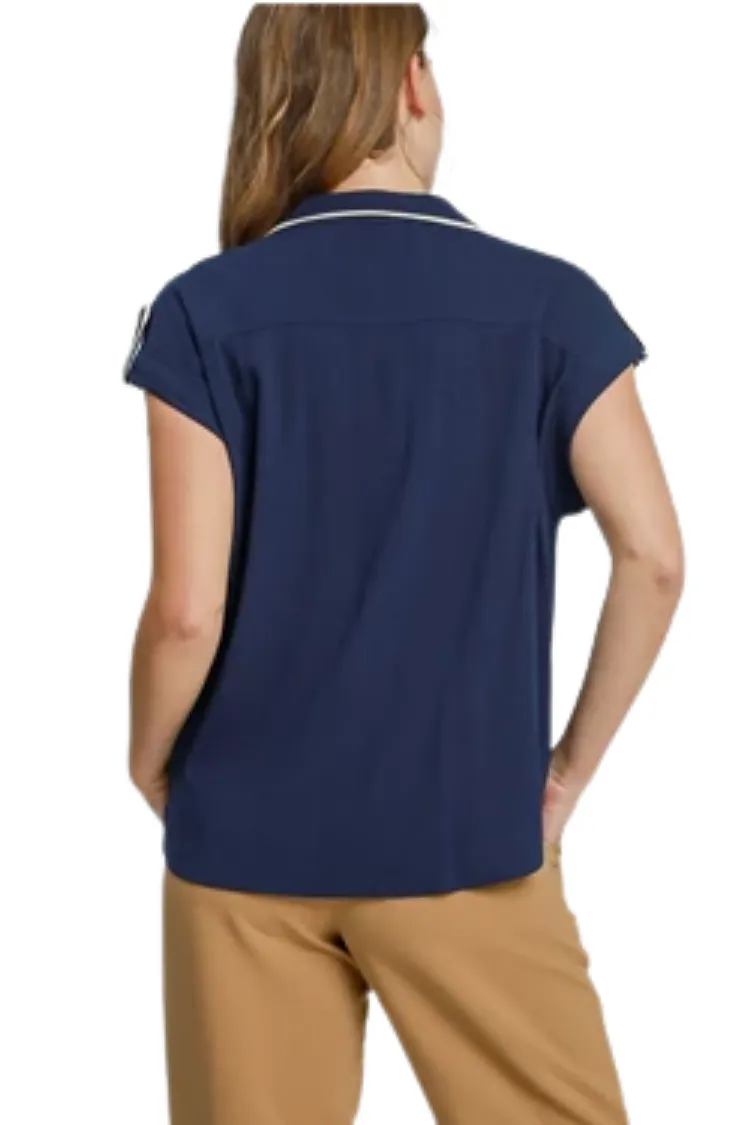 Jenna Washed Utility Button Down Shirt sold by fab'rik product image thumbnail 4