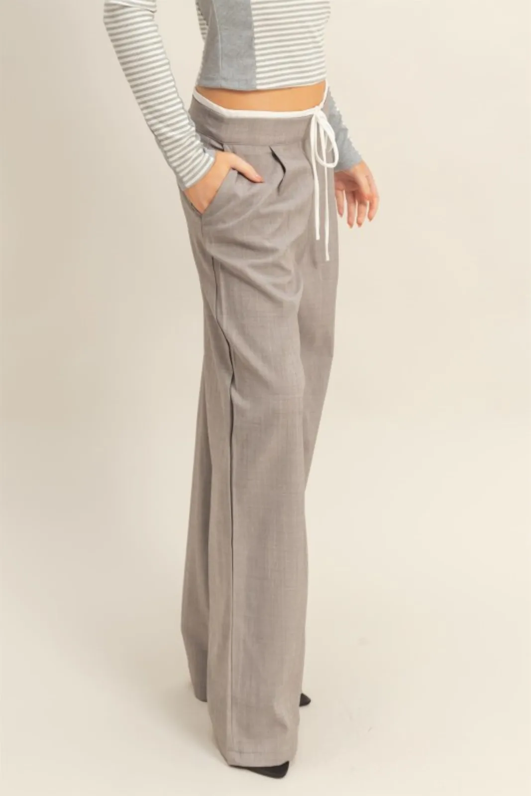 Gia Tie Waist Trousers sold by fab'rik product image thumbnail 3
