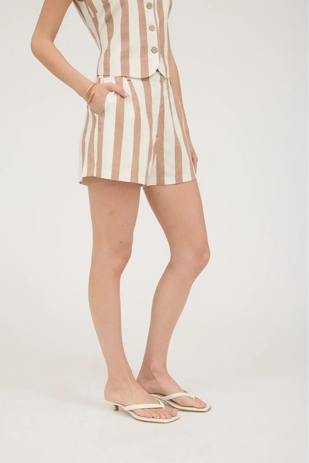 Jill Striped Shorts sold by fab'rik product image thumbnail 3