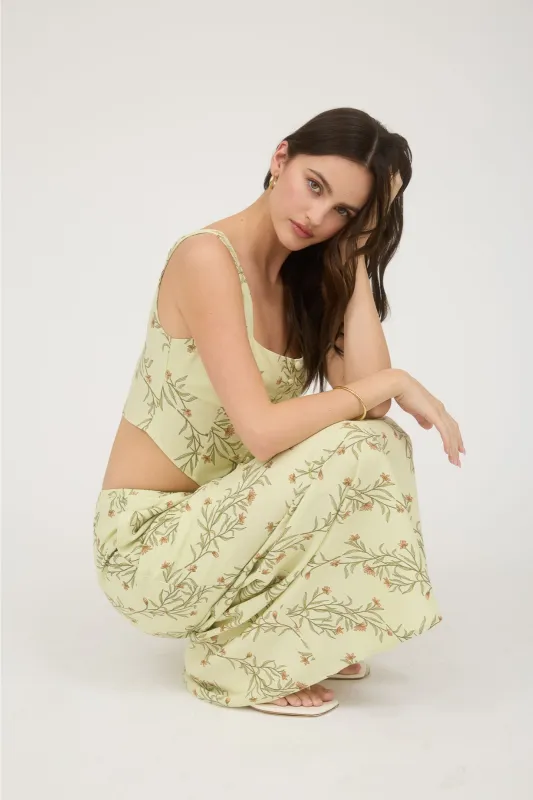 Dawn Pattern Maxi Skirt sold by fab'rik