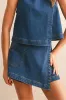 Corbin Denim Mini Skirt sold by fab'rik