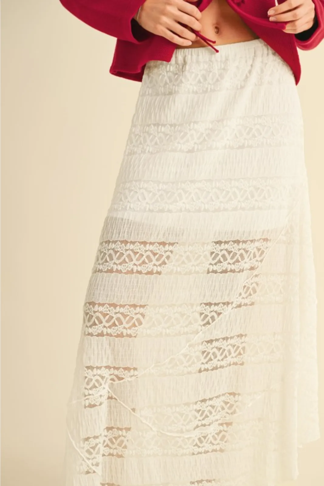 Tony Lace Maxi Skirt sold by fab'rik product image thumbnail 2