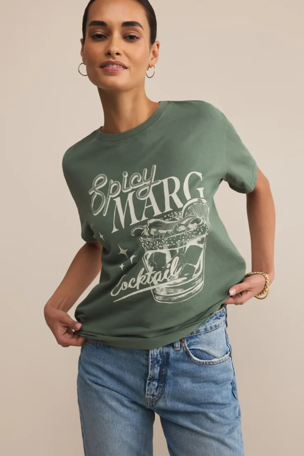 Z Supply Spicy Marg Boyfriend Tee sold by fab'rik