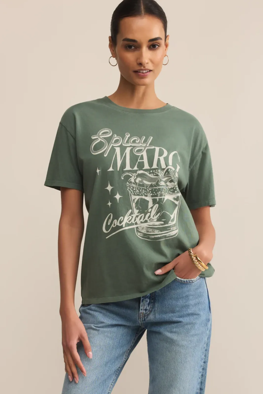 Z Supply Spicy Marg Boyfriend Tee sold by fab'rik product image thumbnail 2