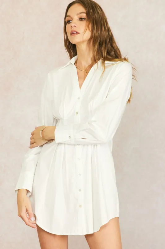 Mills Cotton Poplin Shirt Dress sold by fab'rik