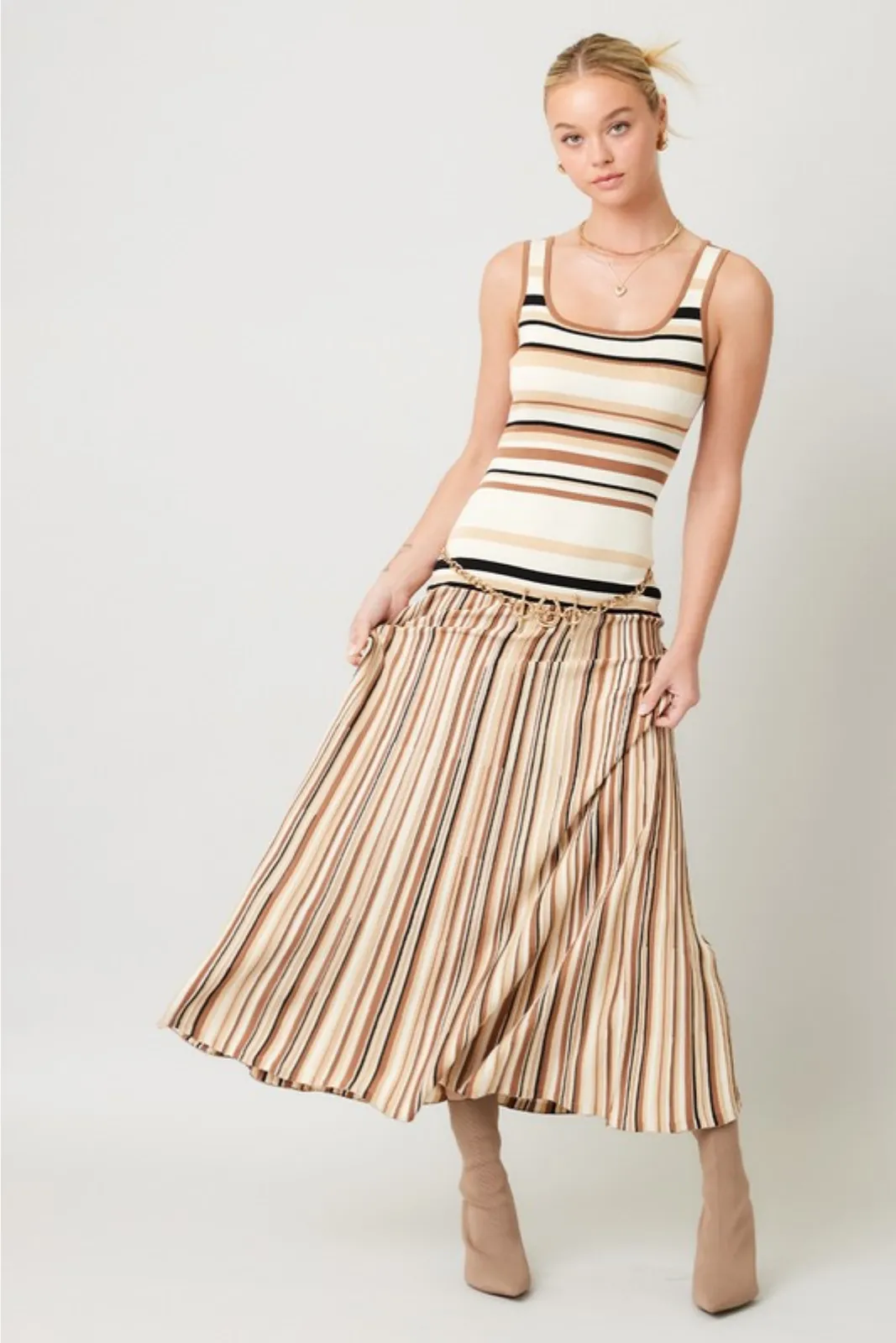 Bailee Striped Knit Dress sold by fab'rik product image thumbnail 2