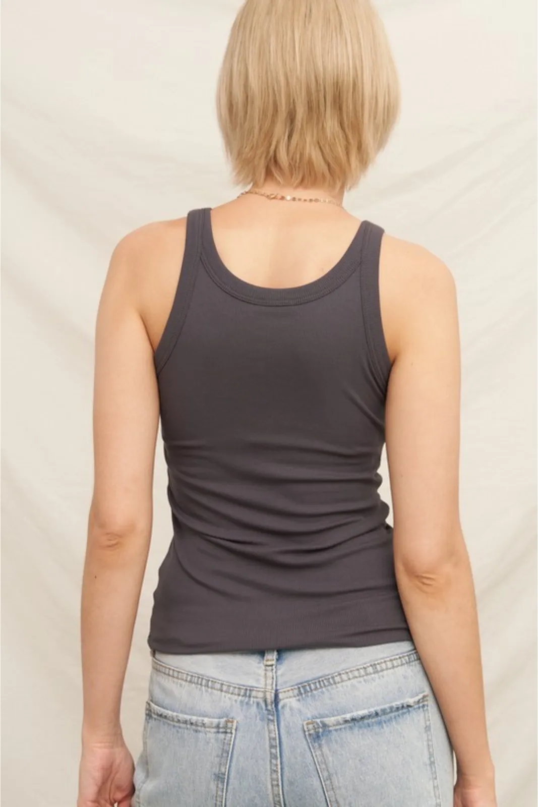 Sallie Textured Tank Top sold by fab'rik product image thumbnail 4