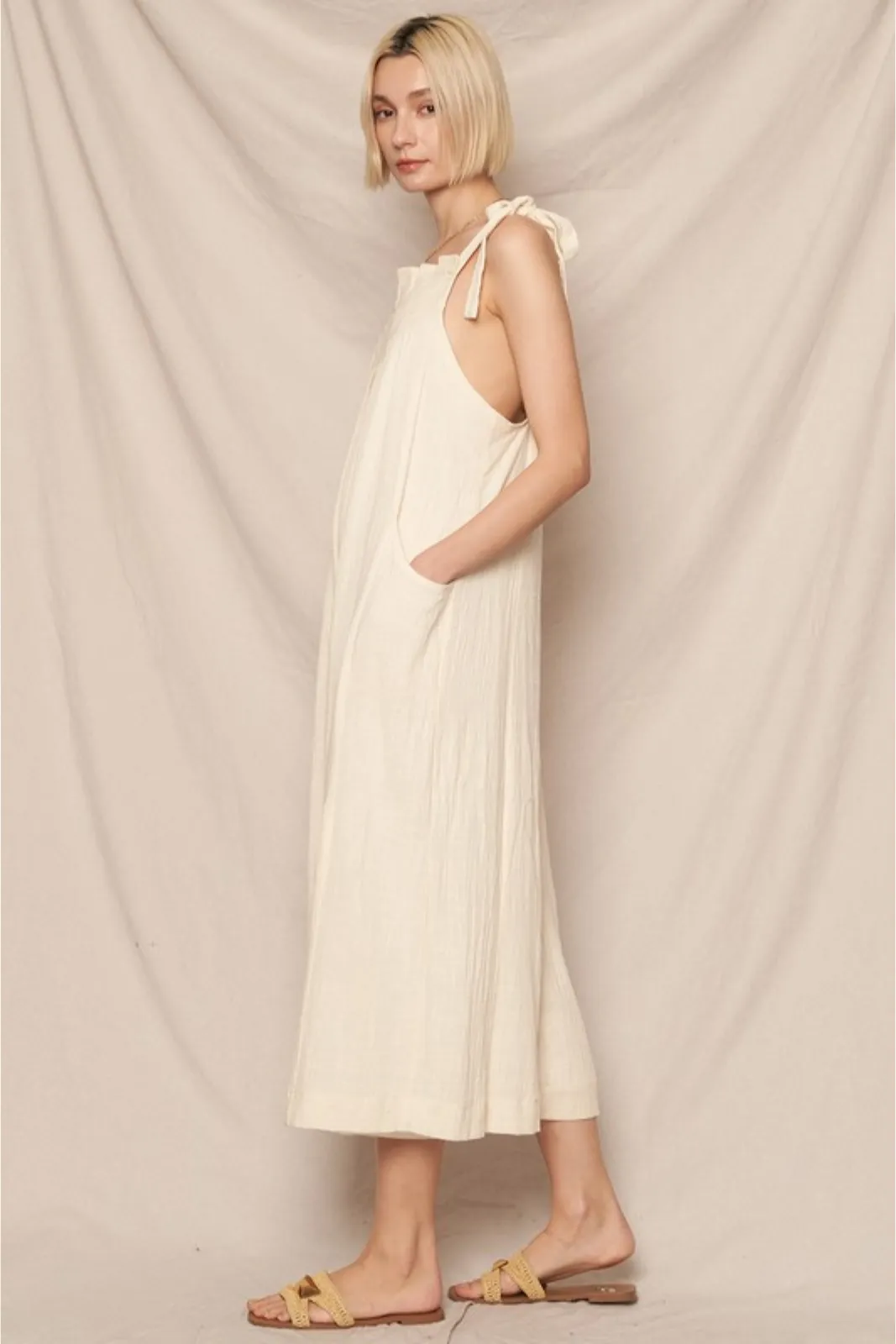 Candice Shoulder Tie Jumpsuit sold by fab'rik product image thumbnail 2