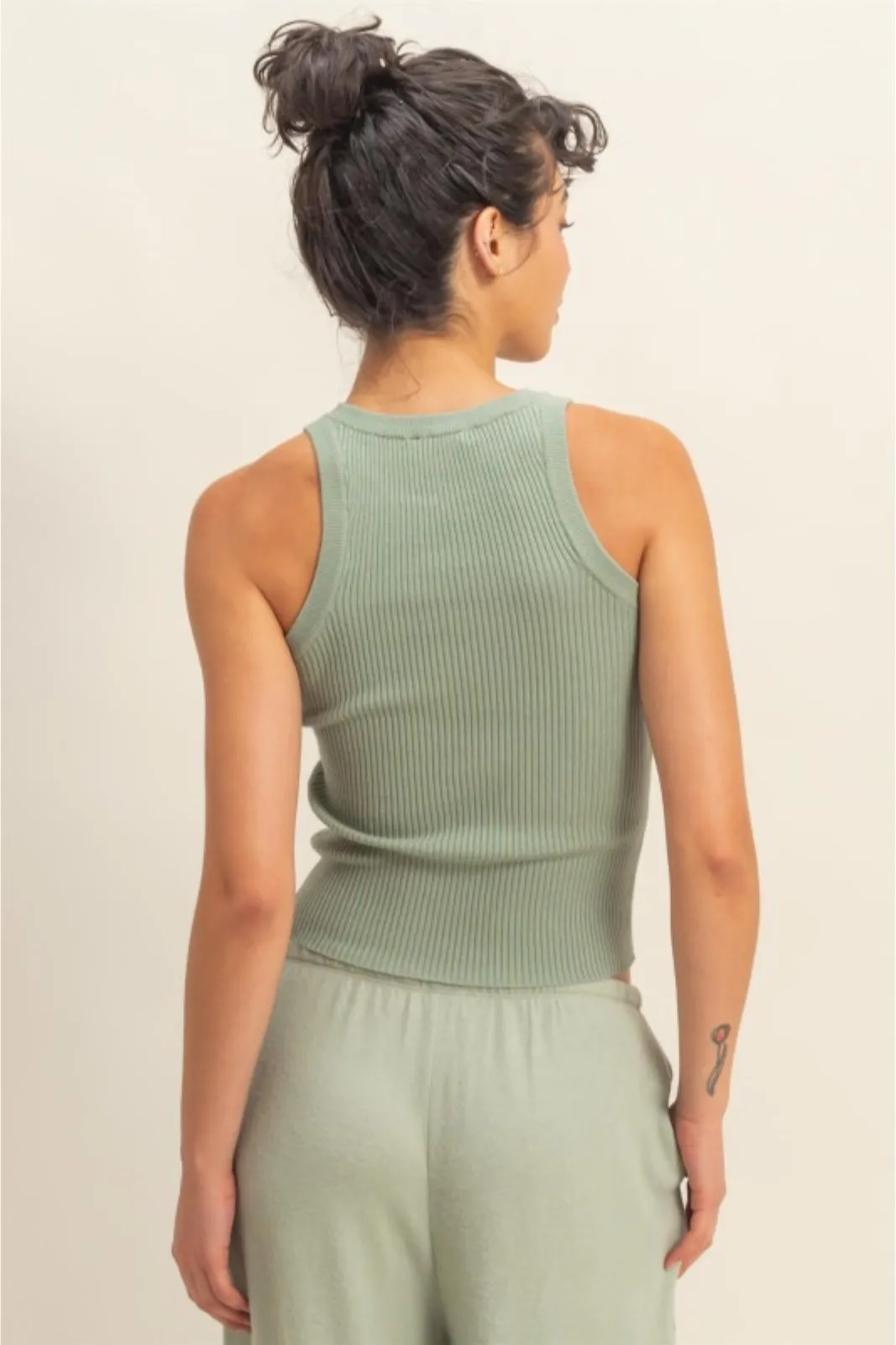 Lia Ribbed Tank sold by fab'rik product image thumbnail 3