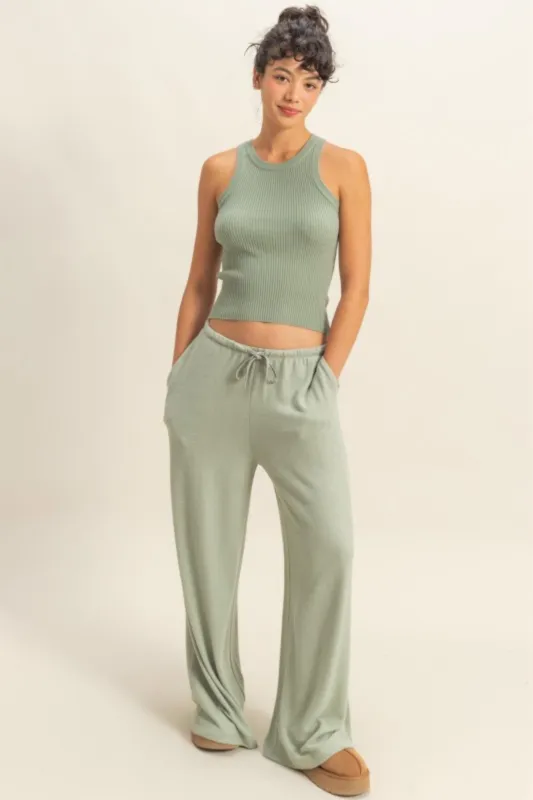 Lia Ribbed Tank sold by fab'rik