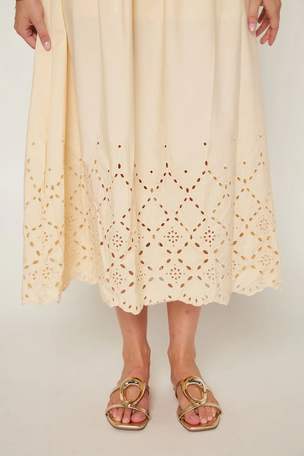 Lucy Eyelet Hem Maxi Dress sold by fab'rik product image thumbnail 3
