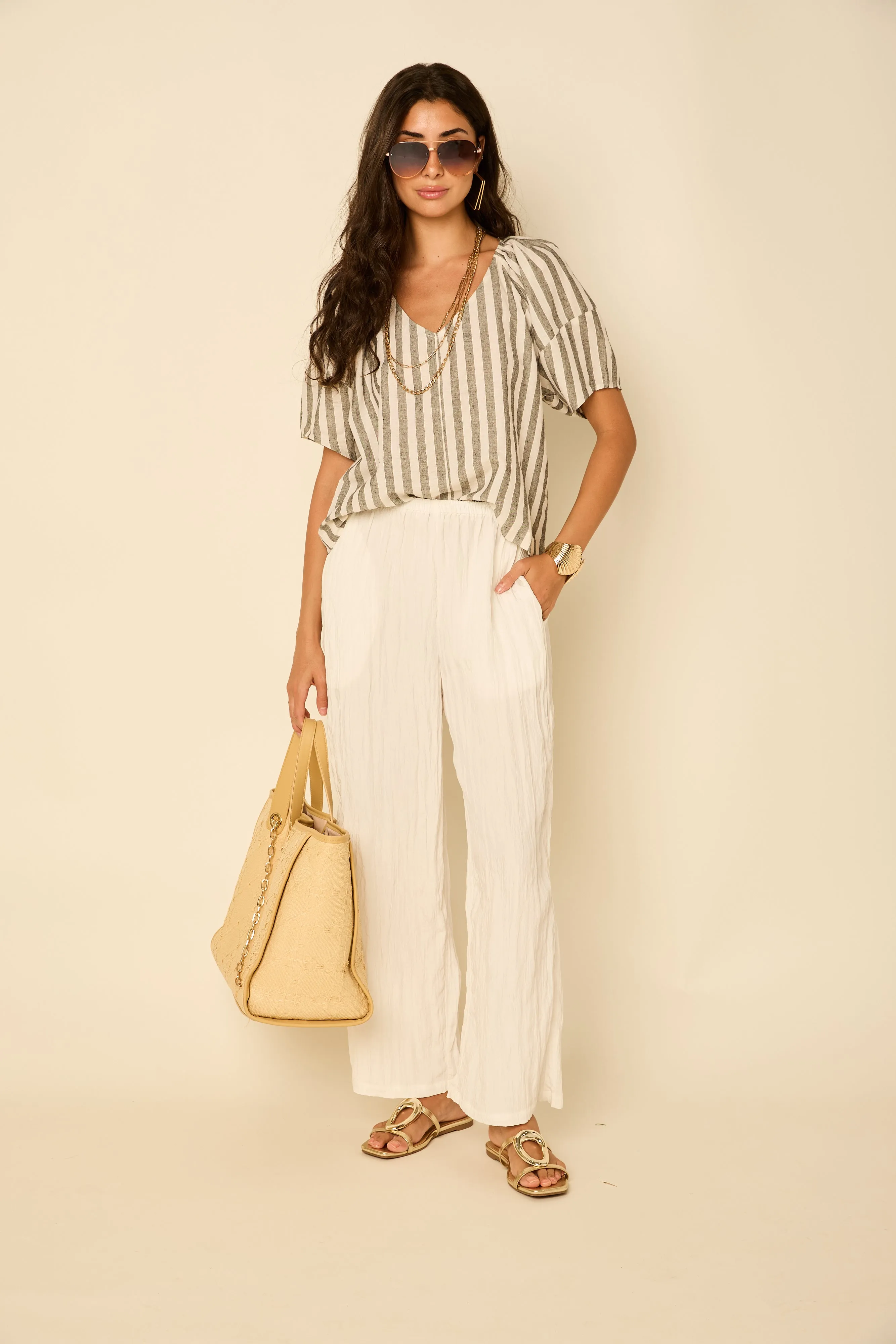 Georgia Striped Top sold by fab'rik