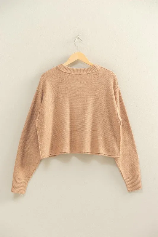 Kadence Long Sleeve Sweater Top sold by fab'rik