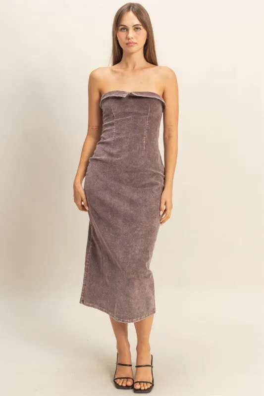 Demi Tube Midi Dress sold by fab'rik