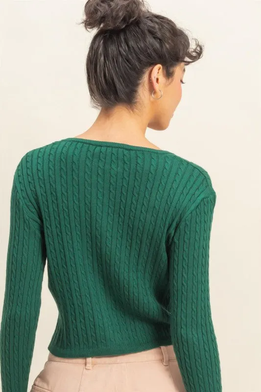 Ella Button Up Knit Sweater sold by fab'rik product image thumbnail 3