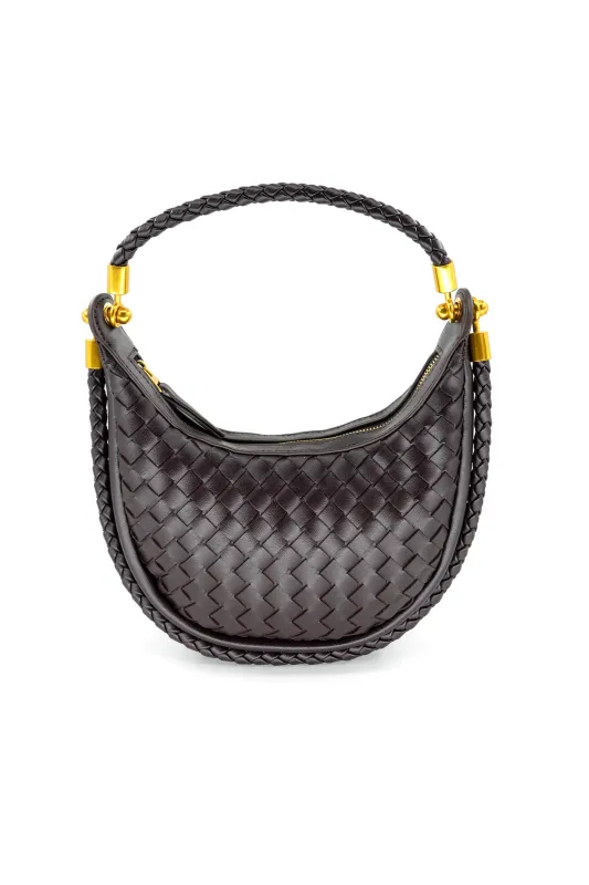 Hadley Mini Woven Hobo sold by fab'rik