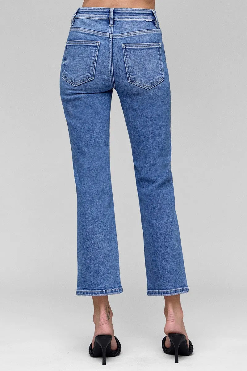 Fayth High Rise-Crop Straight Jeans sold by fab'rik product image thumbnail 3