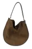 Faux Suede Hobo With Woven Strap sold by fab'rik