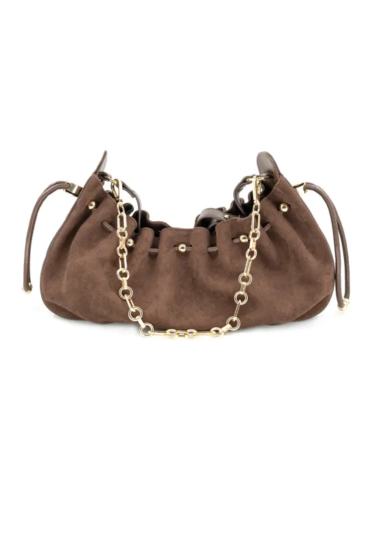 Karena Suede Shoulder Bag sold by fab'rik