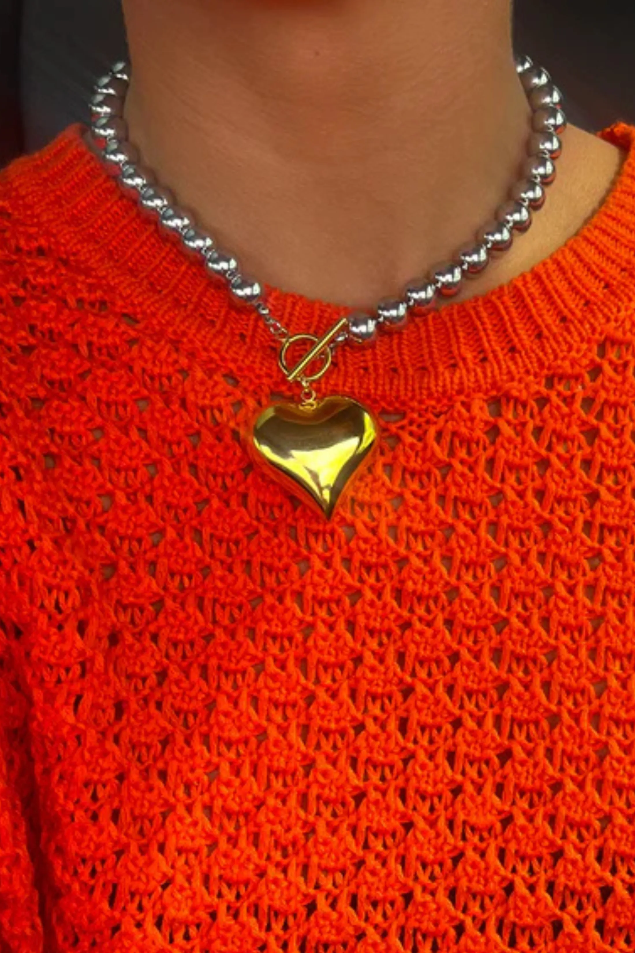 Glam Heart Necklace sold by fab'rik