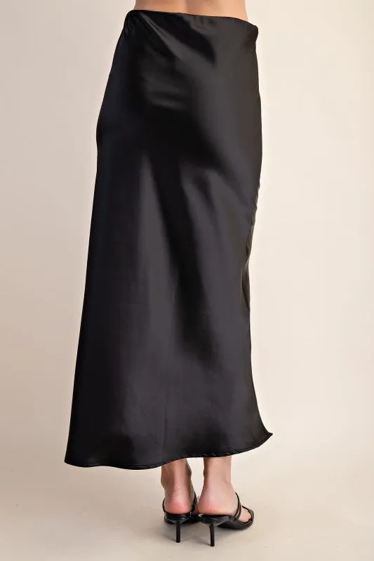 Remi Elastic Band Midi Satin Skirt sold by fab'rik product image thumbnail 3