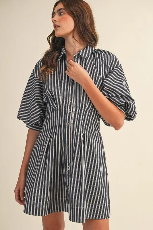 Ansley Striped Dress sold by fab'rik