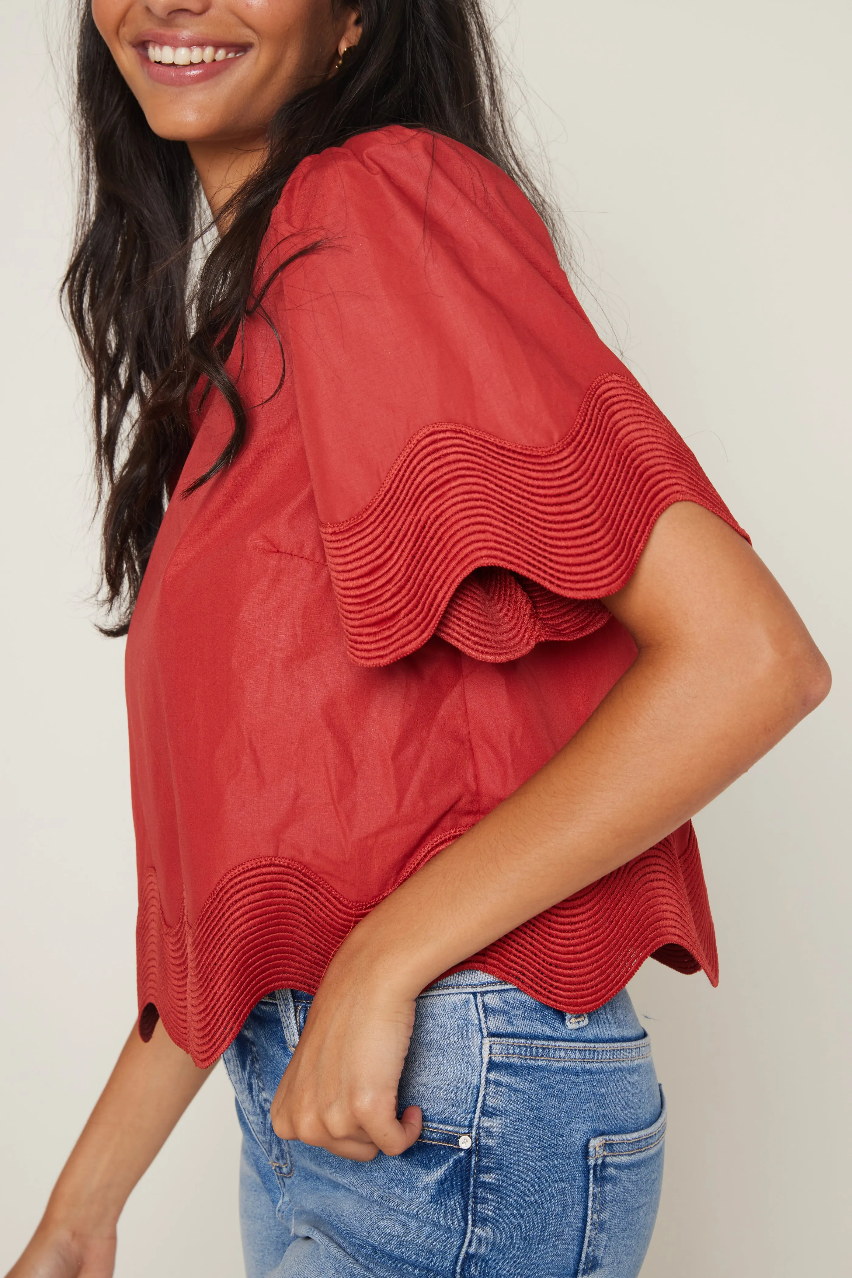 Austin T Shirt with Decorative Hem sold by fab'rik product image thumbnail 2