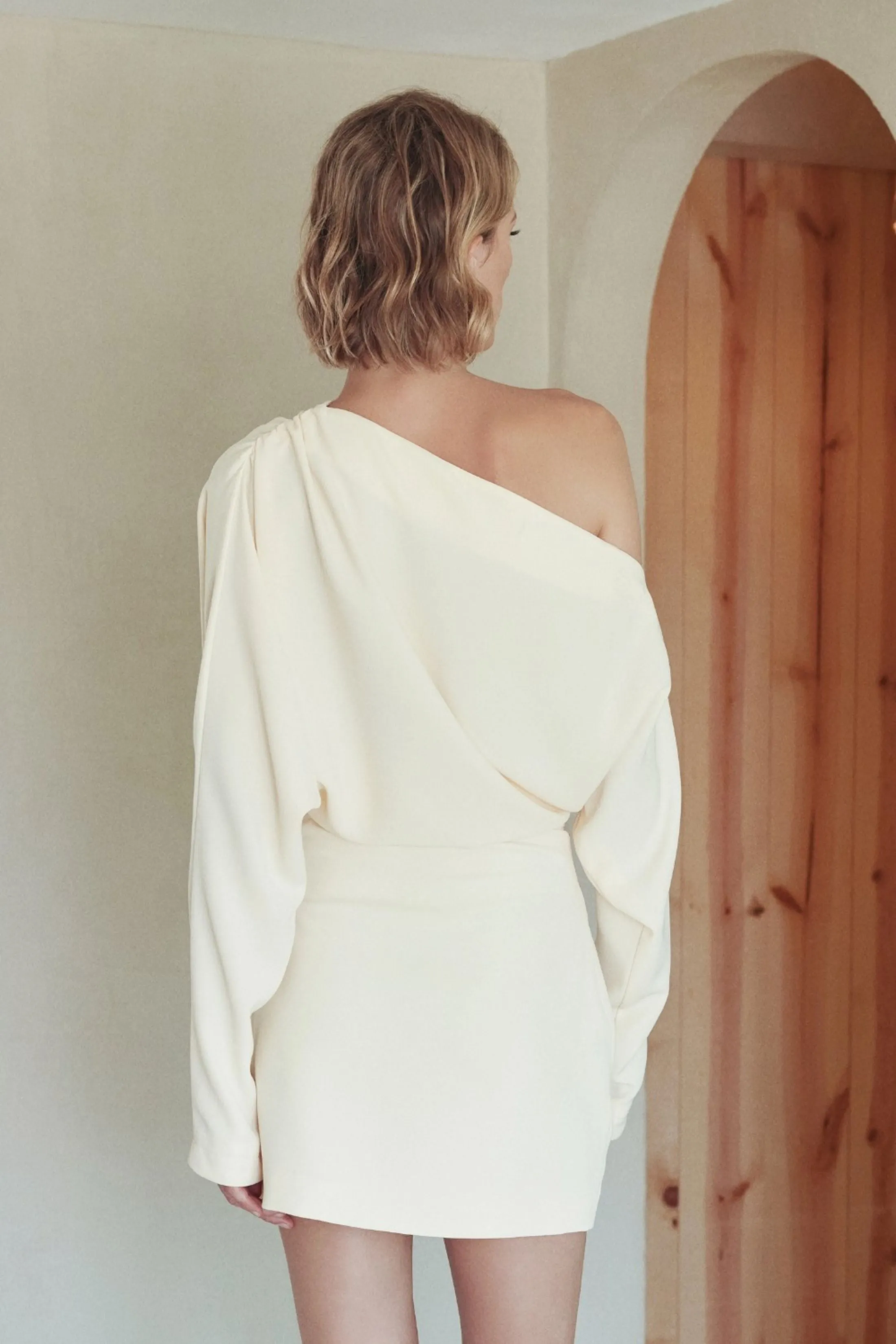 Eloise Off the Shoulder Belted Mini Dress sold by fab'rik product image thumbnail 3