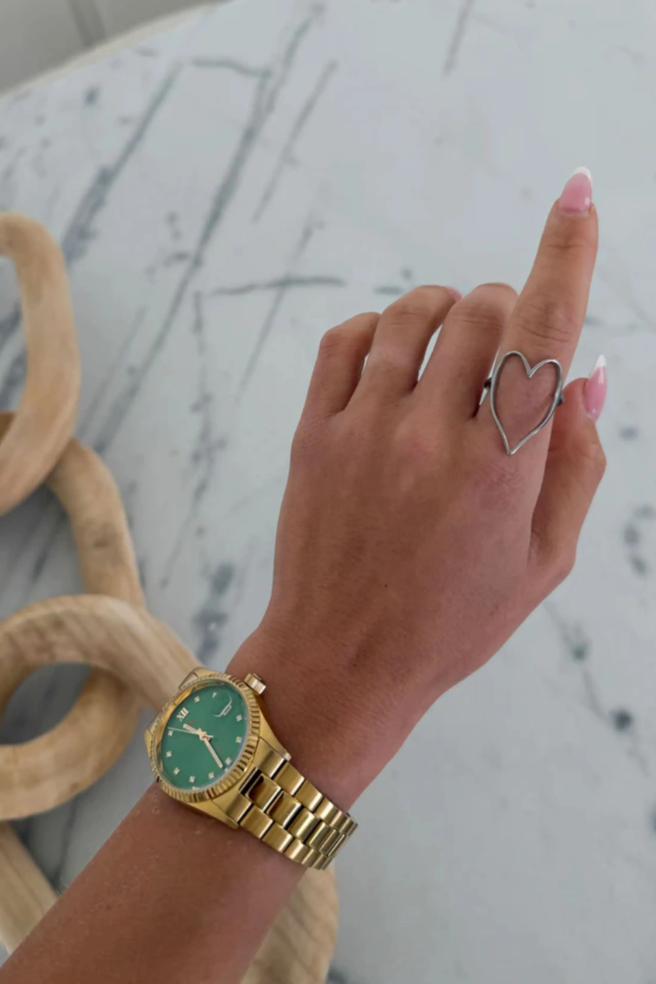 Silver Heart Ring sold by fab'rik