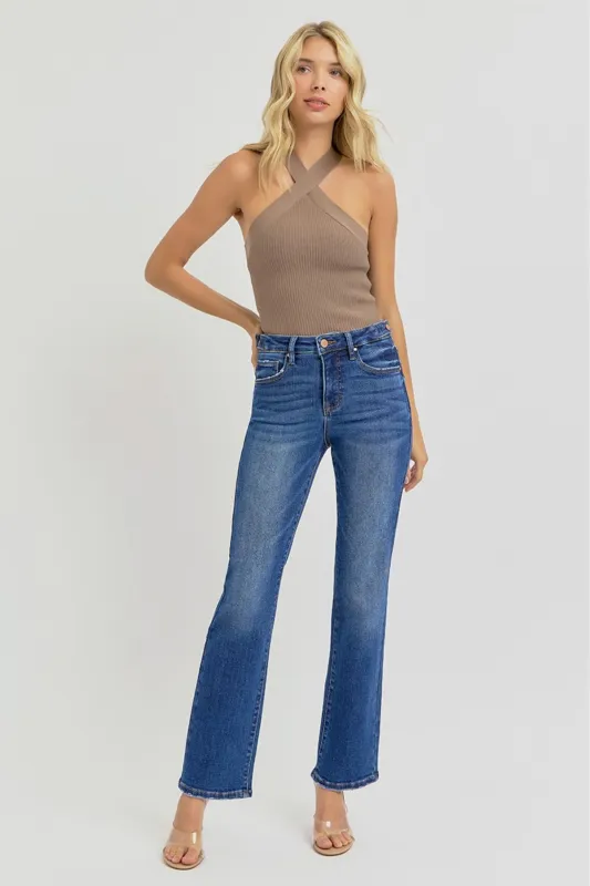 Jacob High Rise Straight Jeans sold by fab'rik