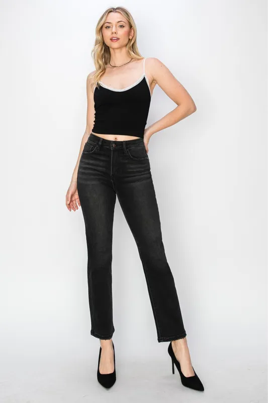 Emerson Slim Fit Black Jeans sold by fab'rik