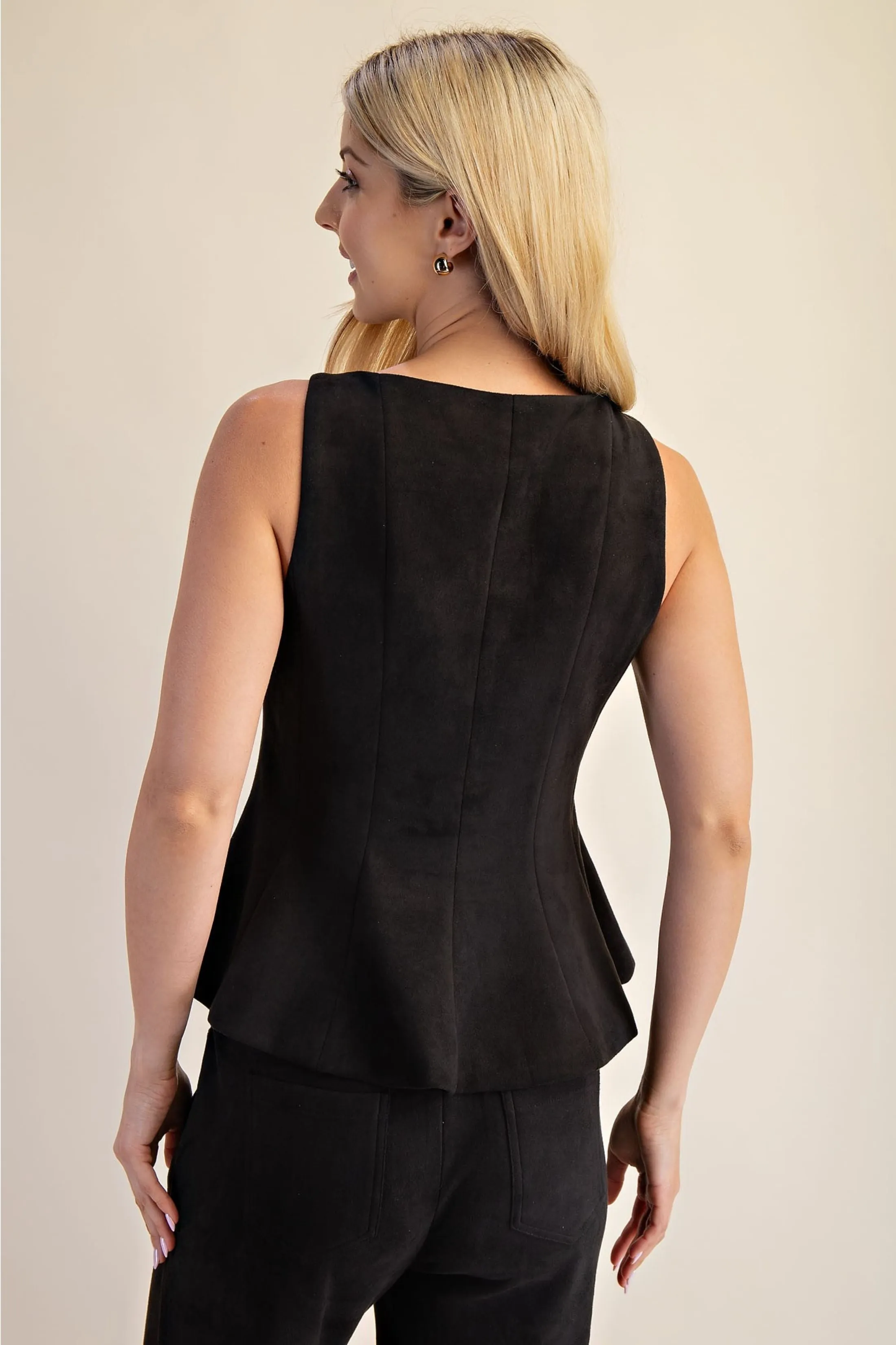 Natasha Suede Peplum Top sold by fab'rik product image thumbnail 3