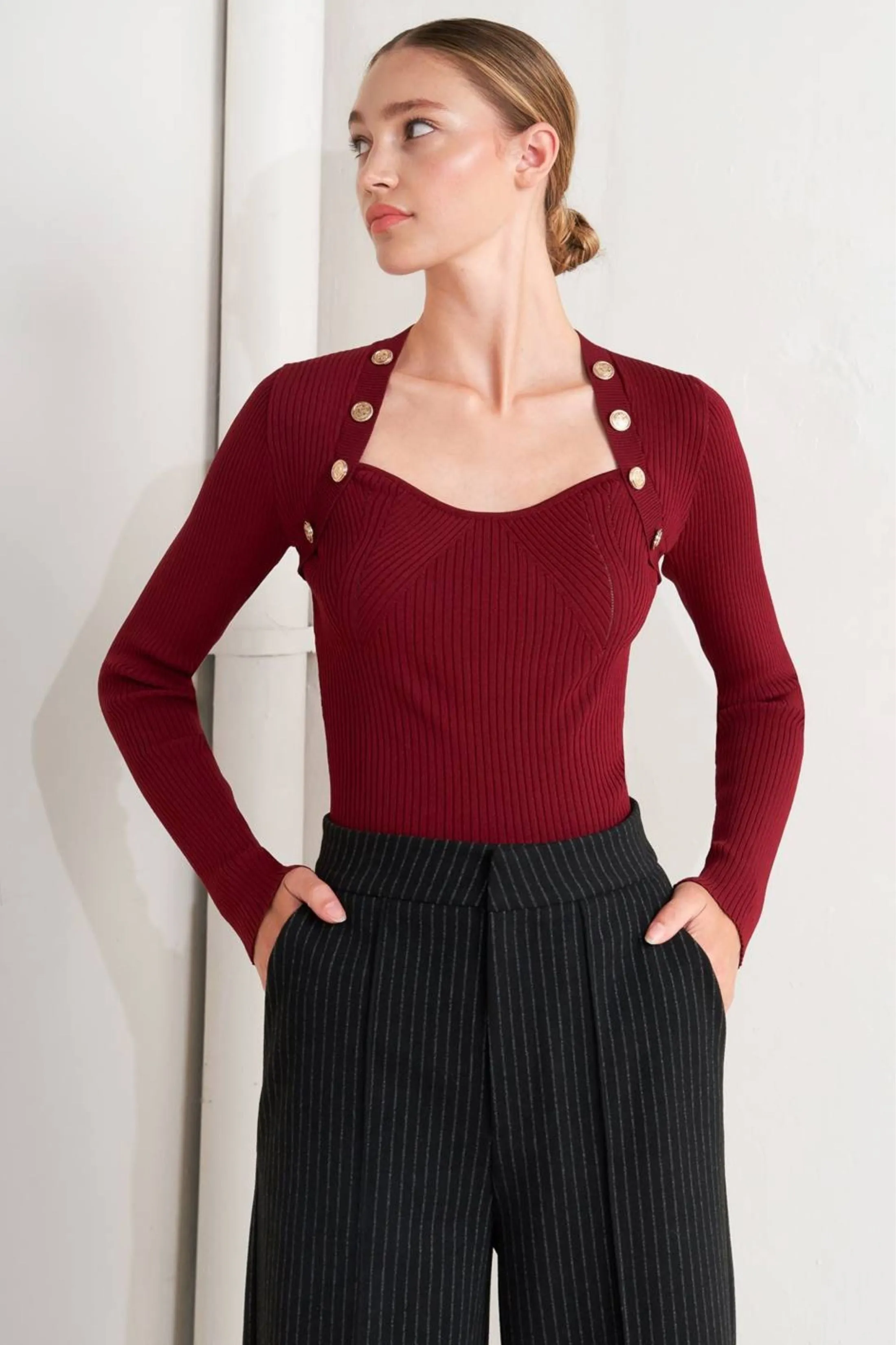 Clyne Long Sleeve Sweater sold by fab'rik product image thumbnail 3
