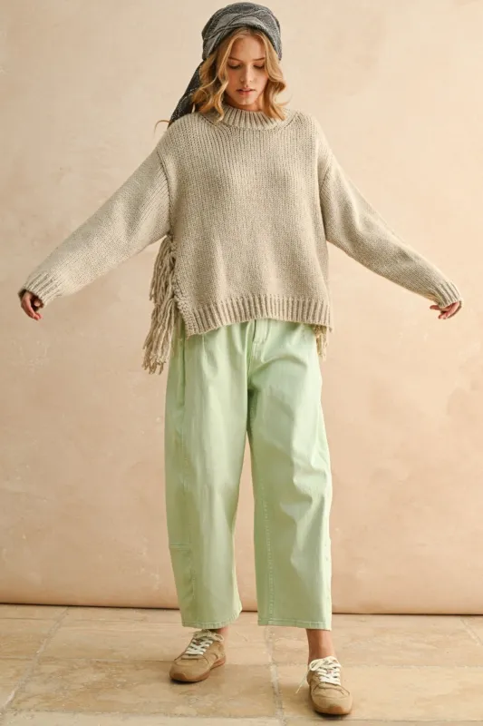 Cora Fringe Sweater sold by fab'rik