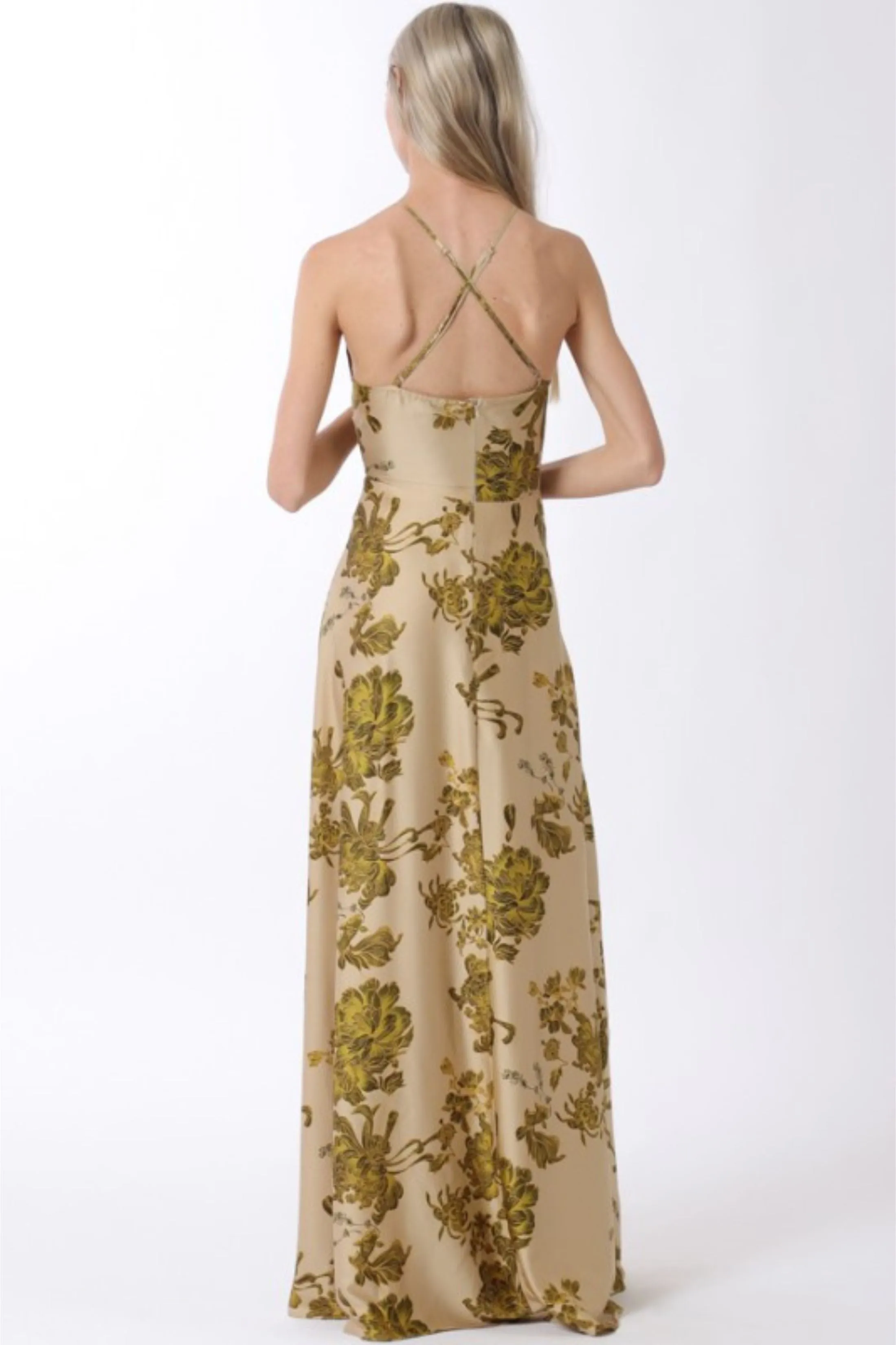 Beck Printed Halter Maxi Dress sold by fab'rik product image thumbnail 3