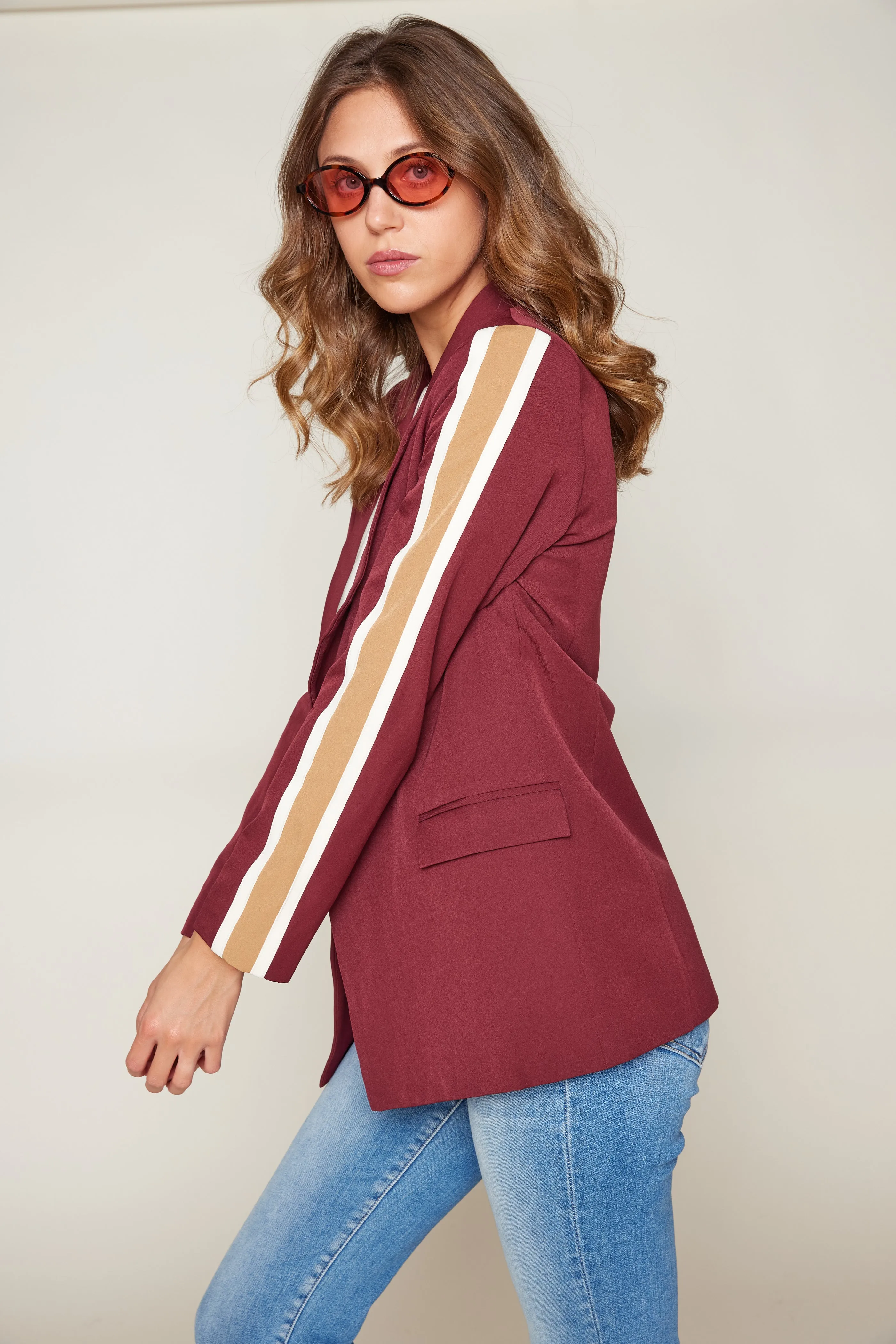 Lana Striped Blazer sold by fab'rik product image thumbnail 3