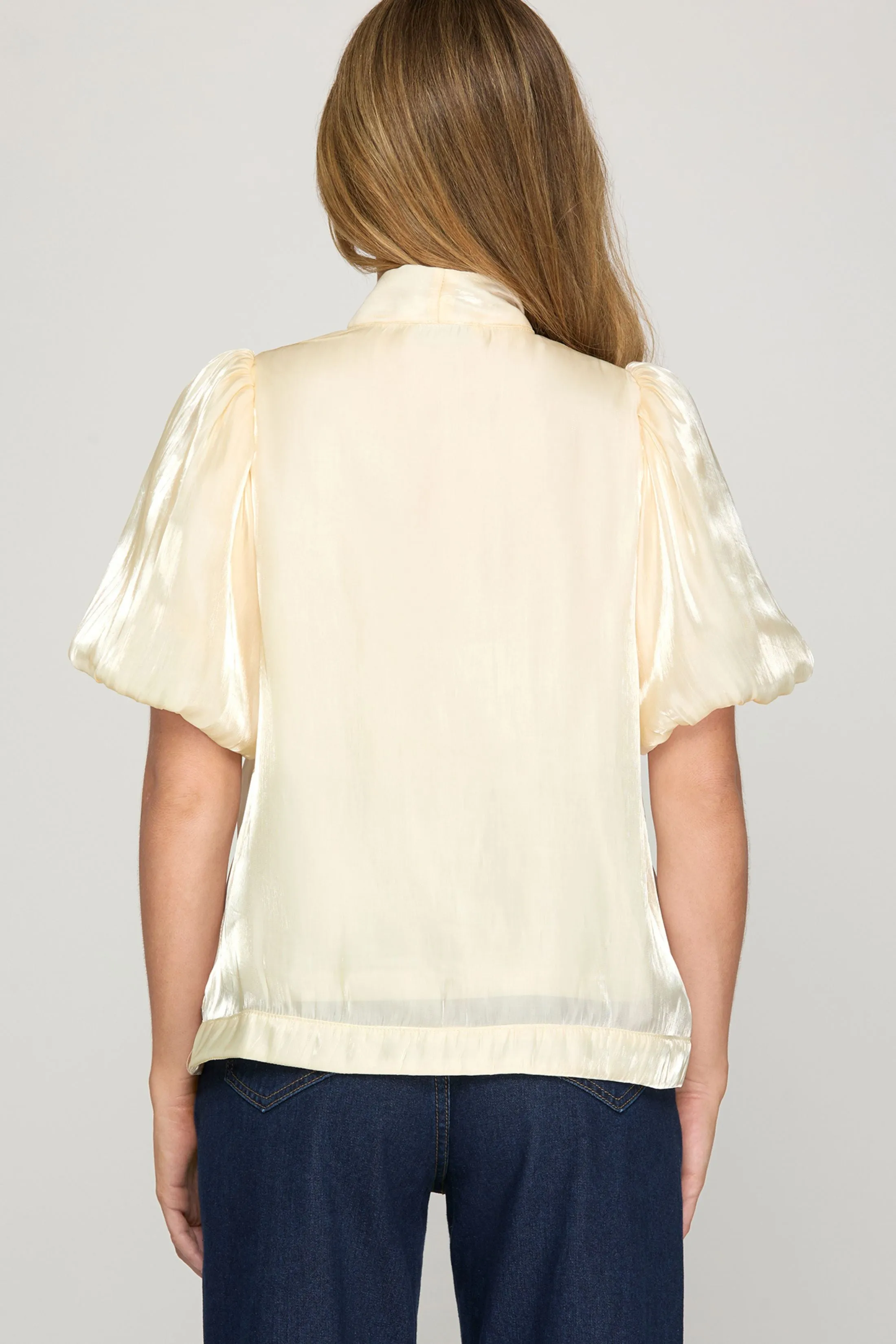 Carrie Short Puff Sleeve Top sold by fab'rik product image thumbnail 3