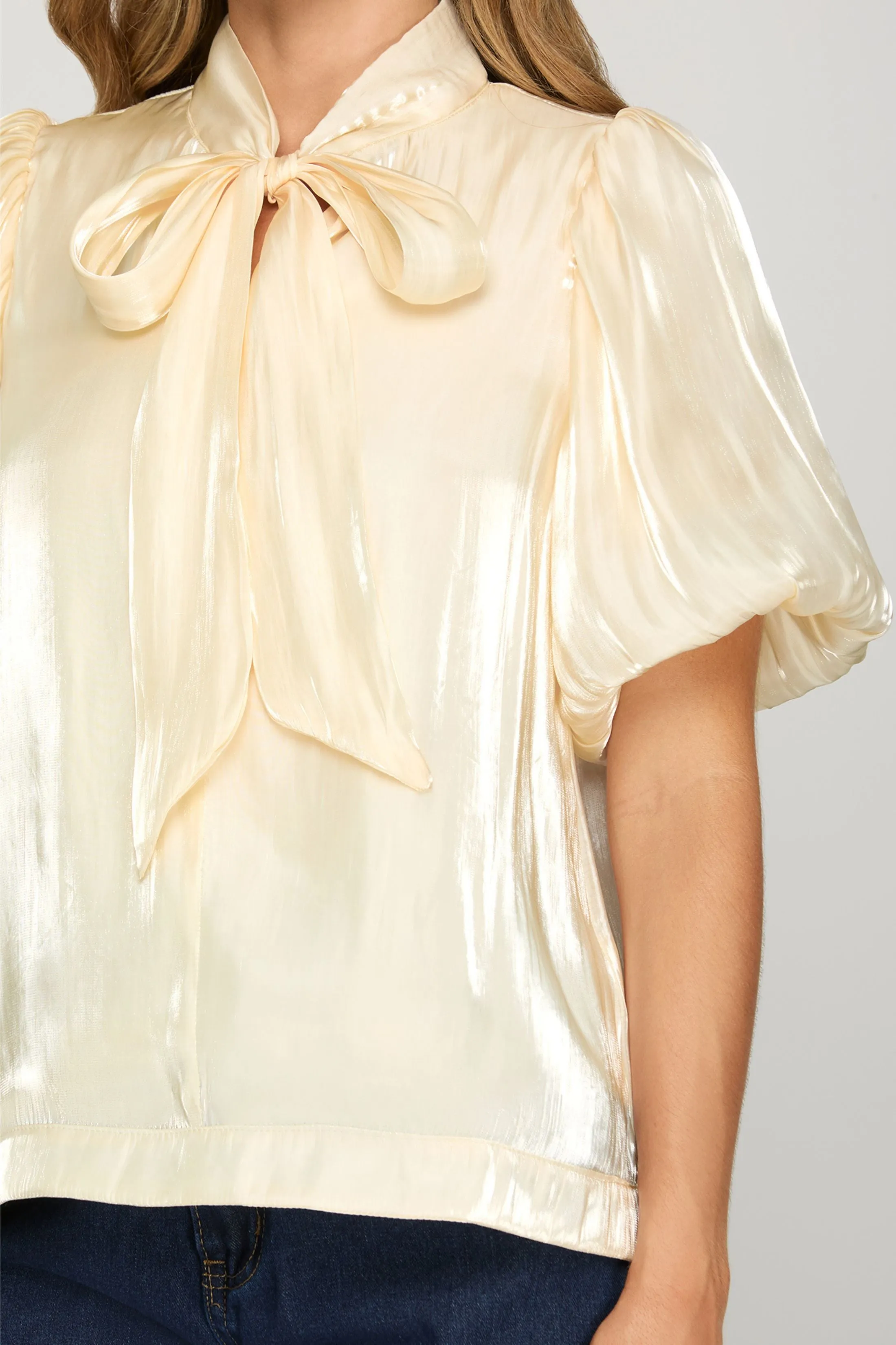 Carrie Short Puff Sleeve Top sold by fab'rik product image thumbnail 4