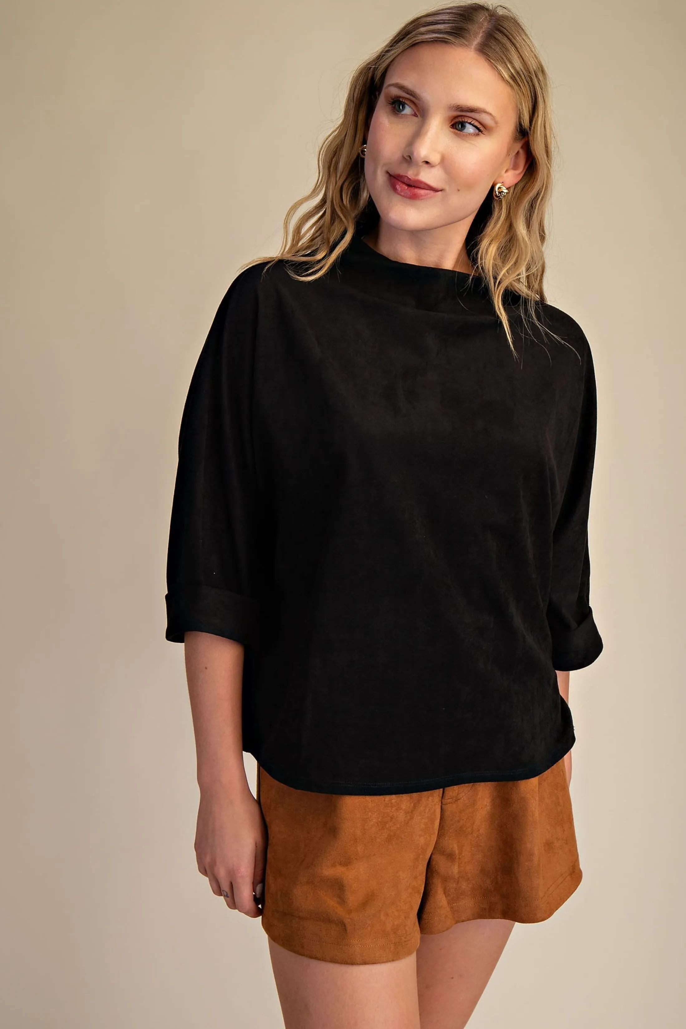 Delena Three Quarter Top sold by fab'rik