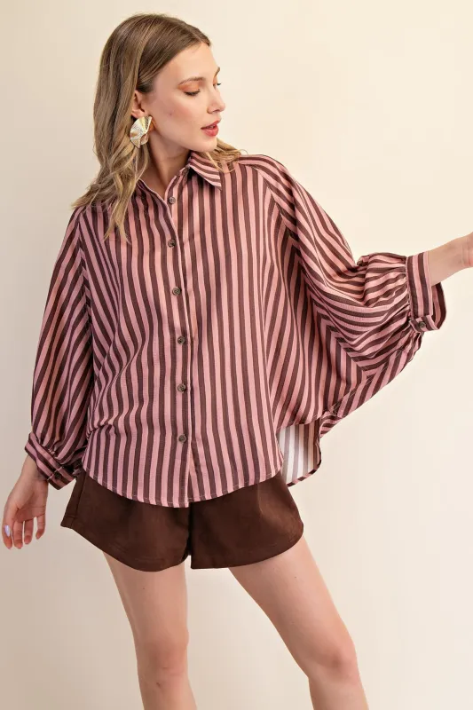 Faryn Button Front Shirt sold by fab'rik