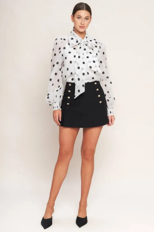 Maya Woven Skort sold by fab'rik