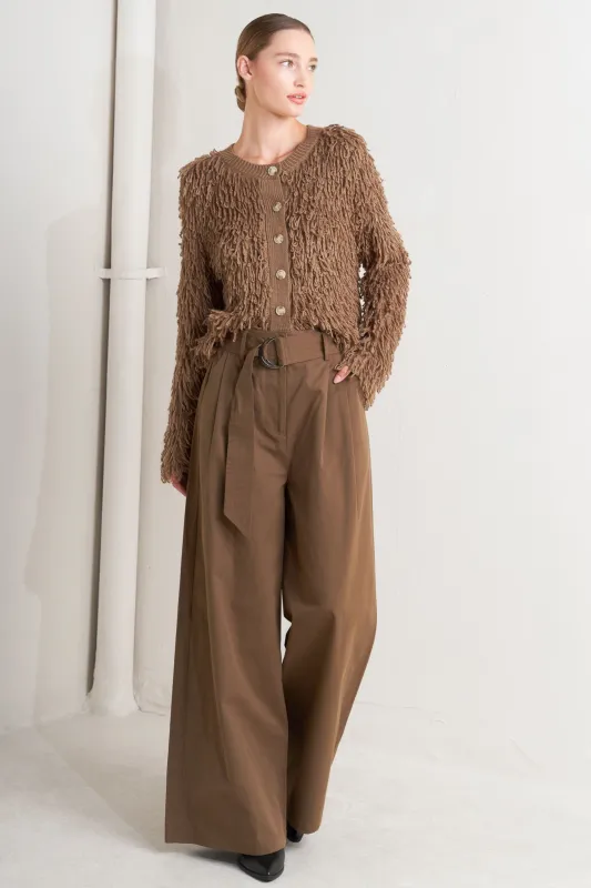 Miranda Textured Fringe Sweater sold by fab'rik