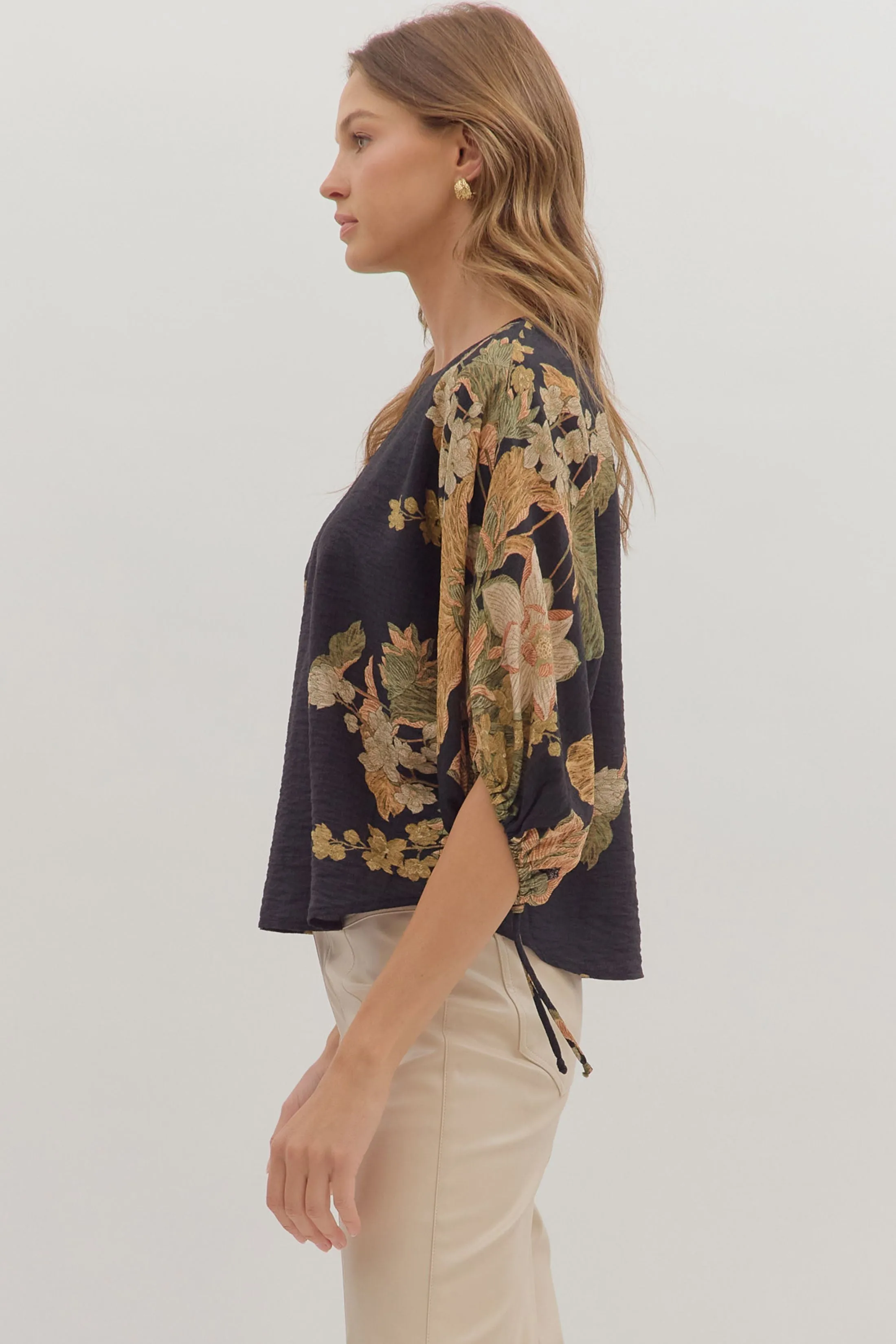 Stacey Floral Top sold by fab'rik product image thumbnail 2