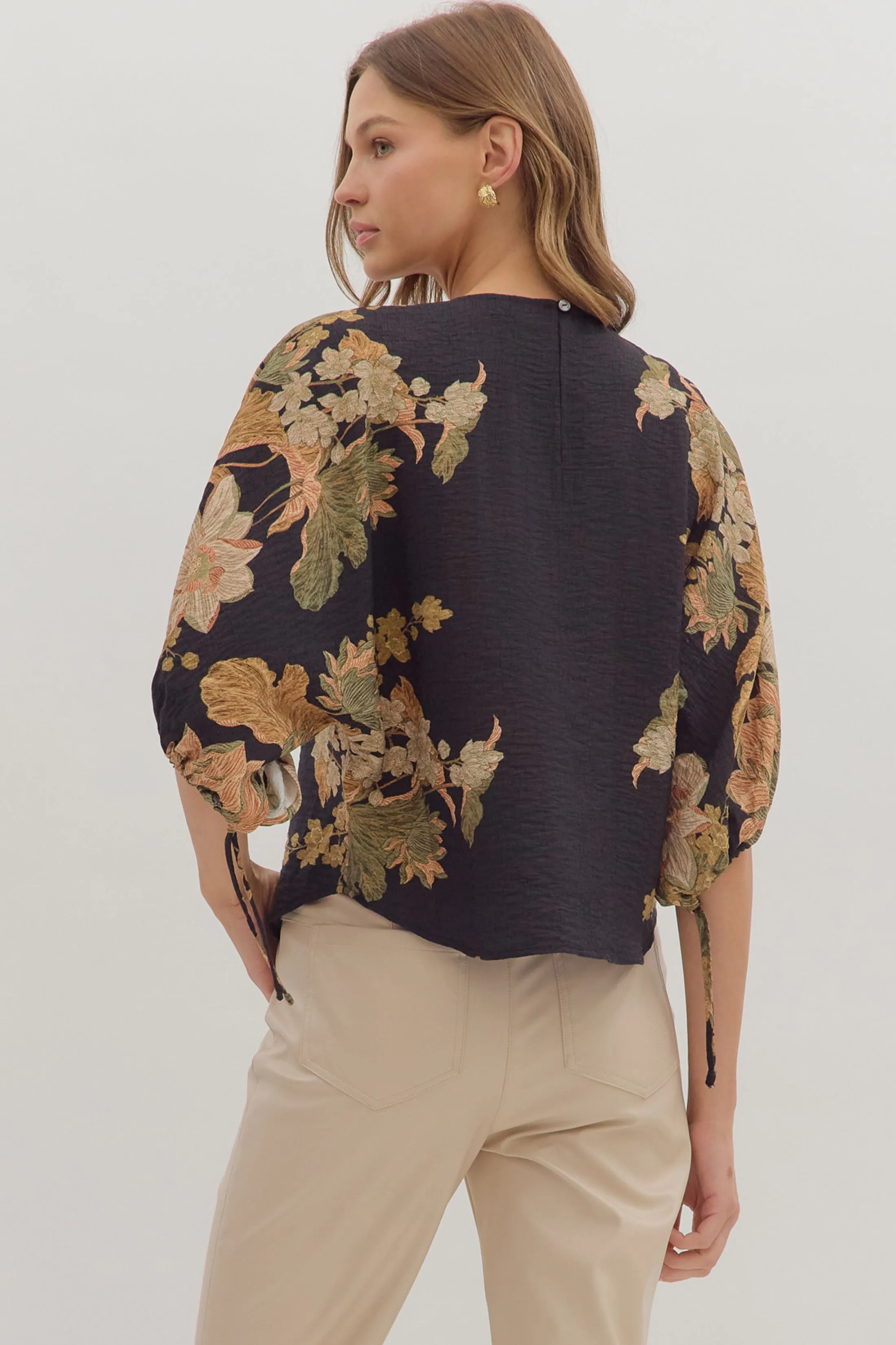 Stacey Floral Top sold by fab'rik product image thumbnail 3