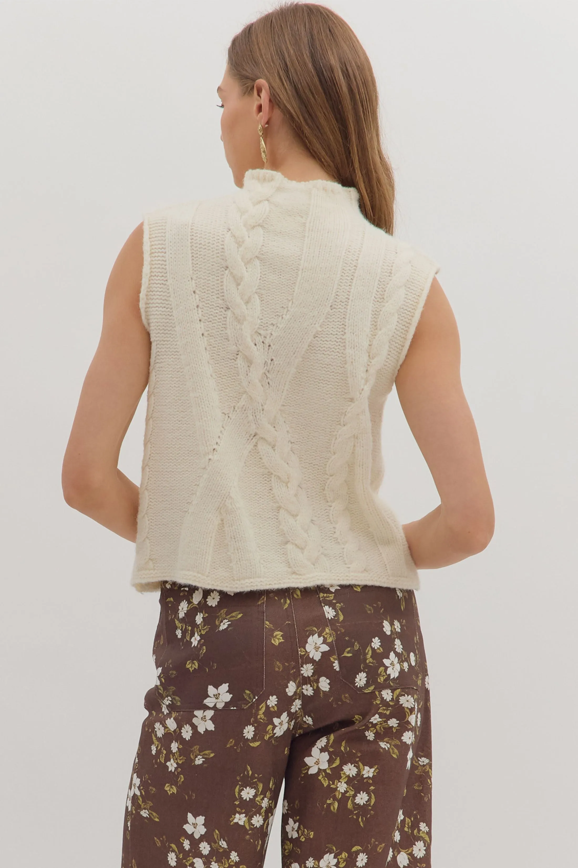 Carmen Sleeveless Sweater Top sold by fab'rik product image thumbnail 3