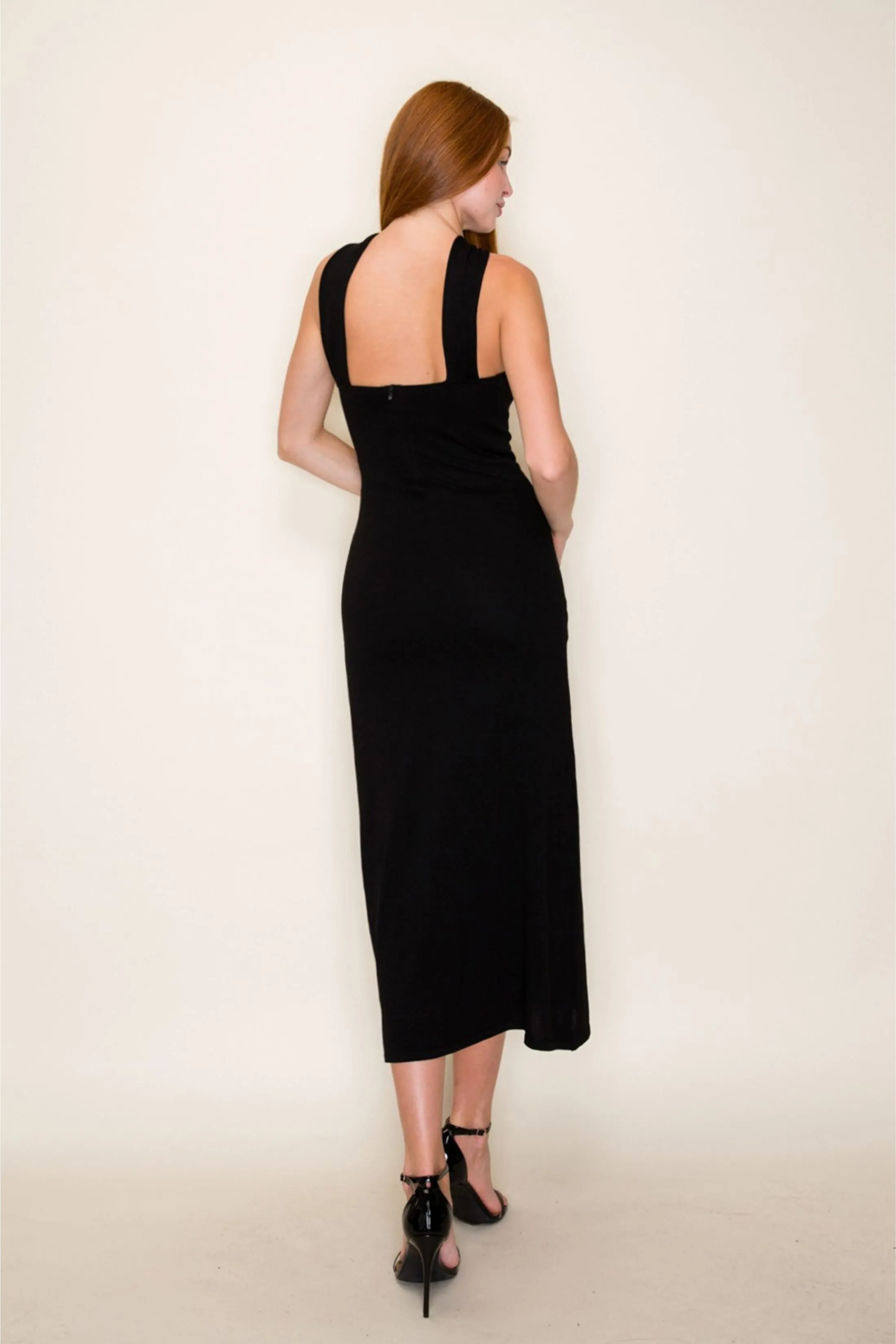 Blakely Gold Detail Midi Dress sold by fab'rik product image thumbnail 3