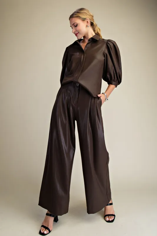 Tinsley High Waist Wide Pants sold by fab'rik