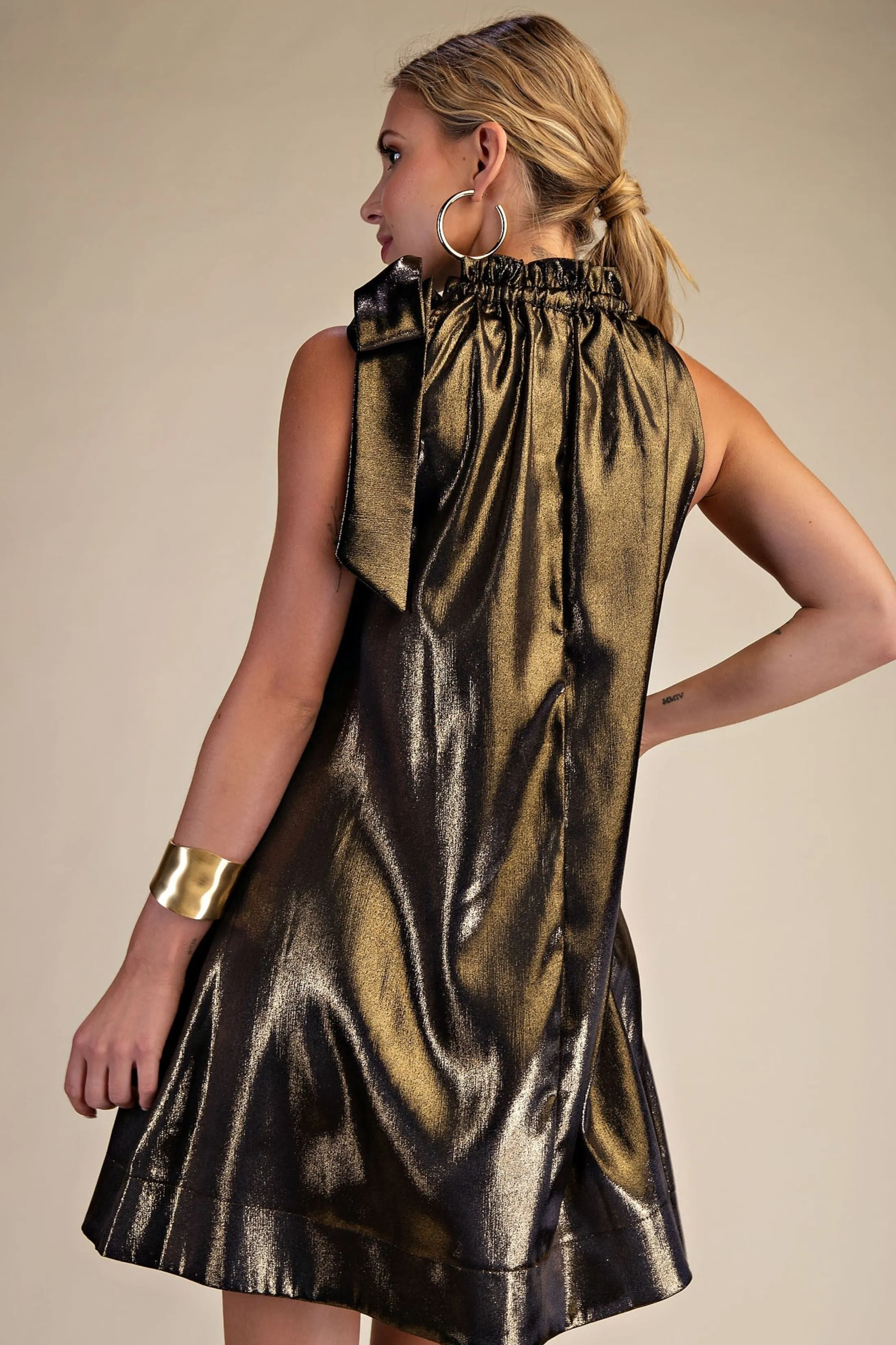 Ivy Tie Sleeveless Mini Dress sold by fab'rik product image thumbnail 4