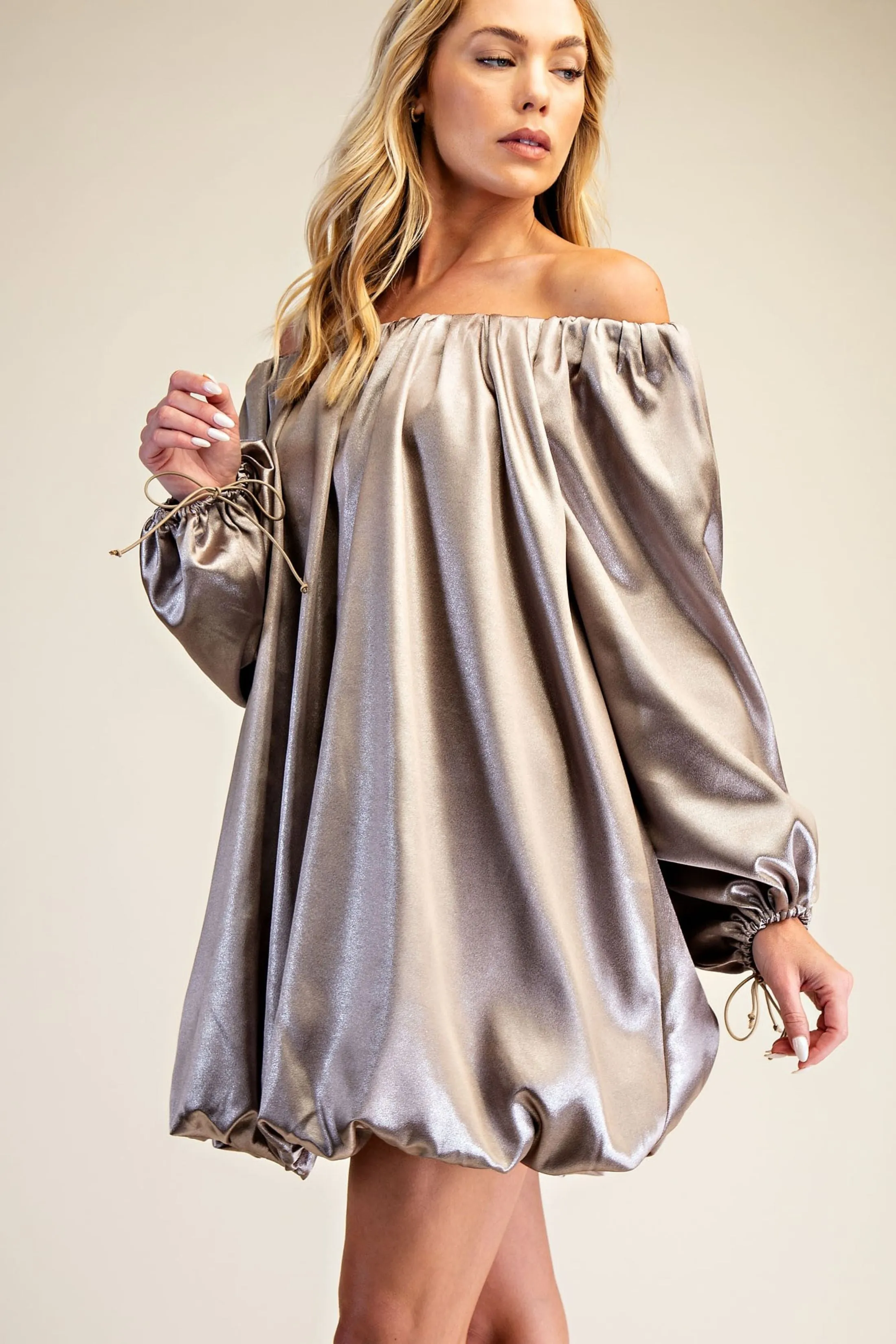 Winter Off Shoulder Mini Dress sold by fab'rik product image thumbnail 3