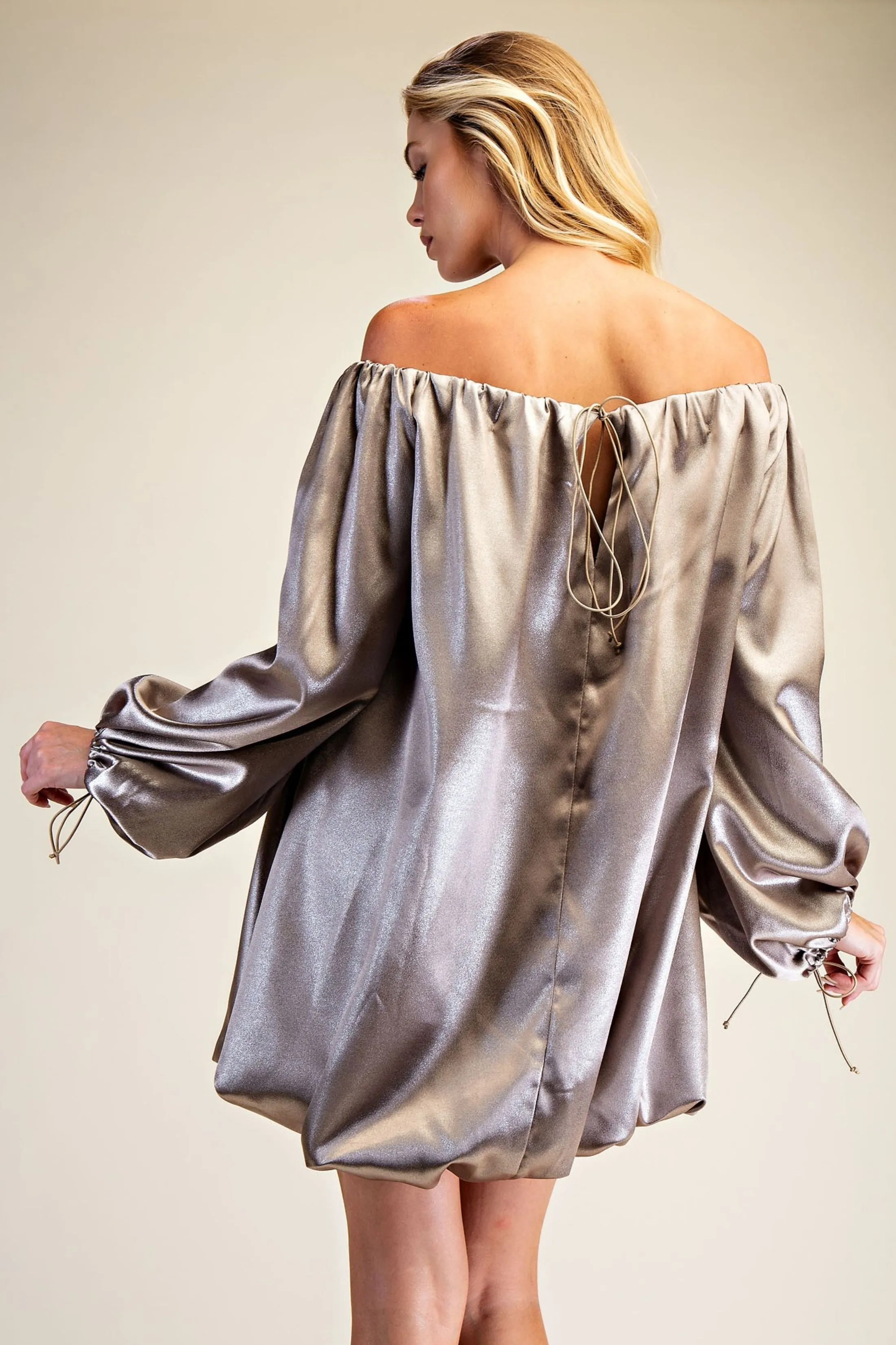 Winter Off Shoulder Mini Dress sold by fab'rik product image thumbnail 4